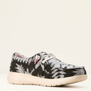 Ariat Women's Black & Gray Patterned Slip-On Sneaker